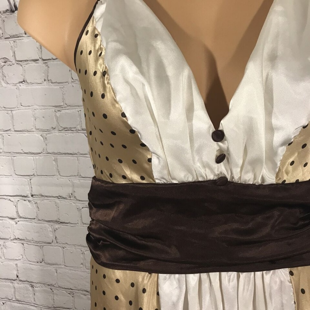 Fire Halter Vintage Mini Dress Size Large - Picture 2 of 5